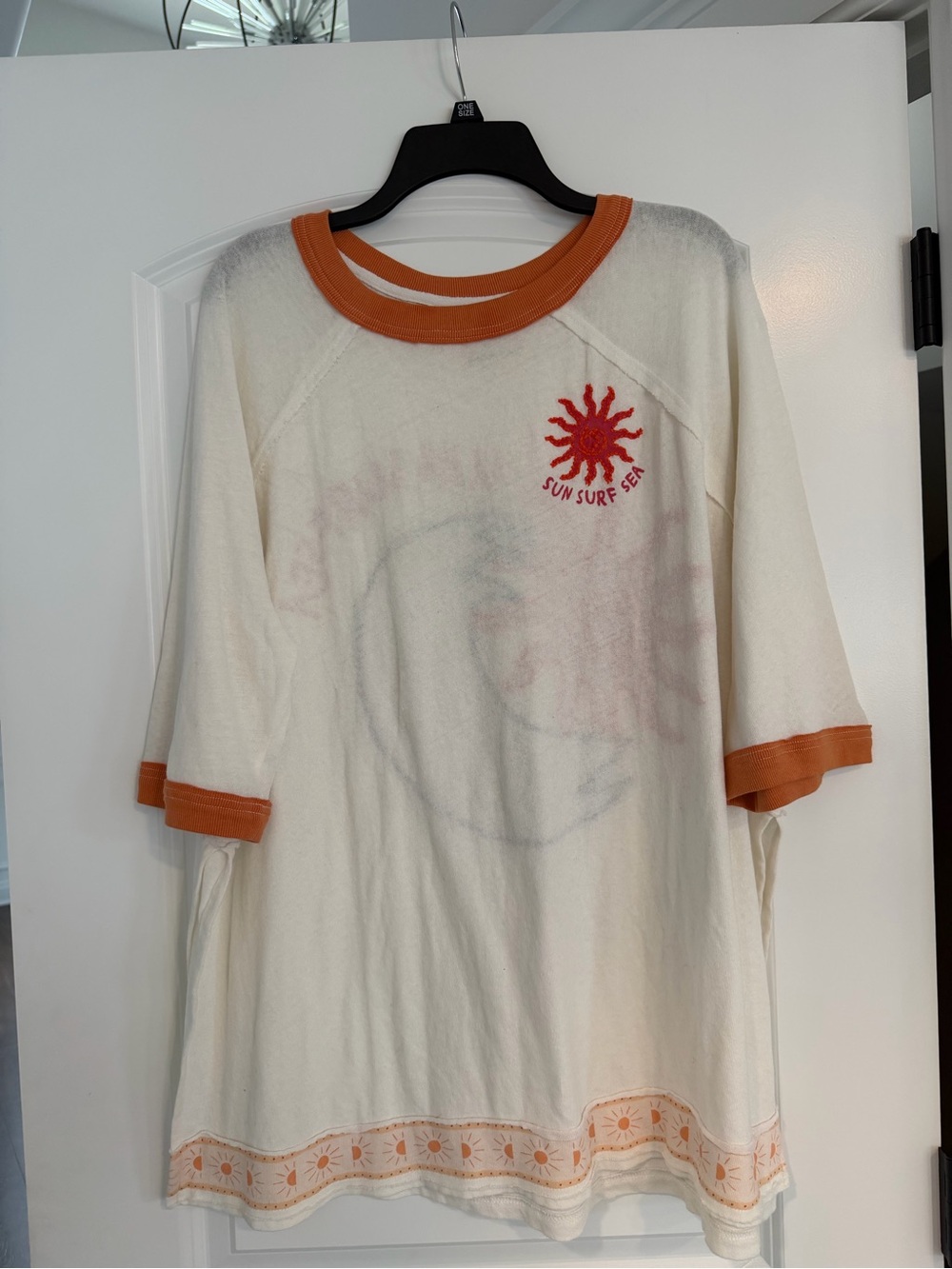 Free People We The Free Giulia Embroidered Ringer Tee - Picture 3 of 5
